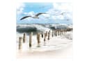 Bilderdepot24 Fototapete Strand Meer Absolut Sylt Vliestapete Matt Blau Bild 1