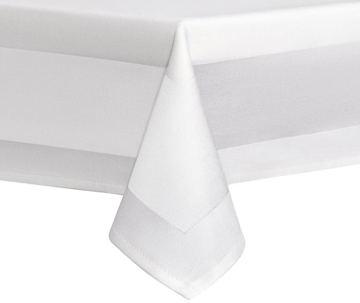 DecoHomeTextil Tischdecke 100% Baumwolle Weiß Damast Gastro Edition - Bild 2
