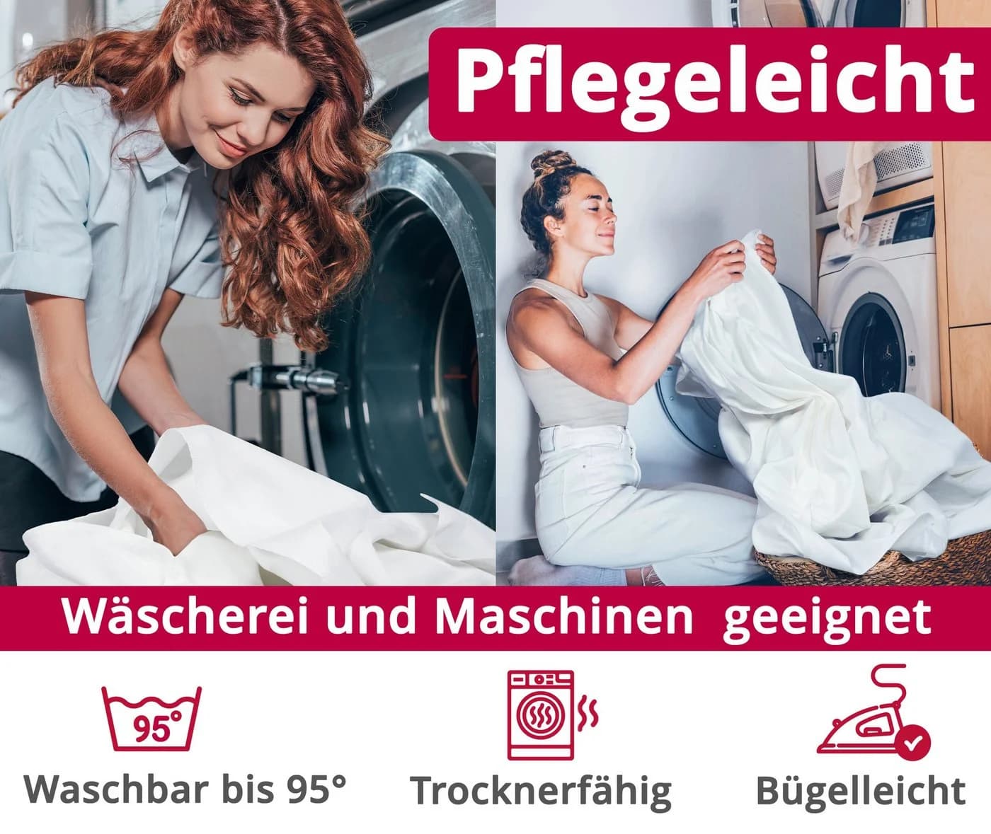 DecoHomeTextil Tischdecke 100% Baumwolle Weiß Damast Gastro Edition - Bild 5