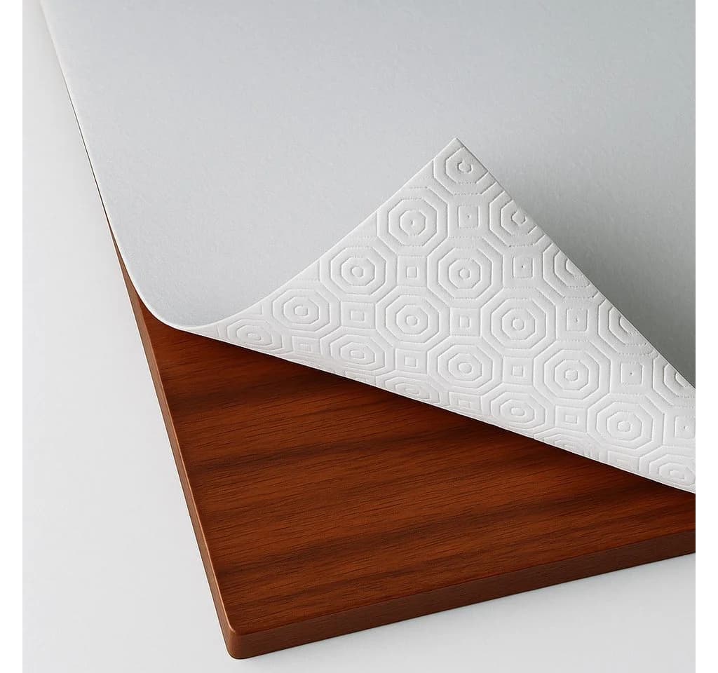 DecoHomeTextil Tischdecke Tischpolster Tischschoner Tischbelag Tischschutz Eckig Weiß - Bild 2