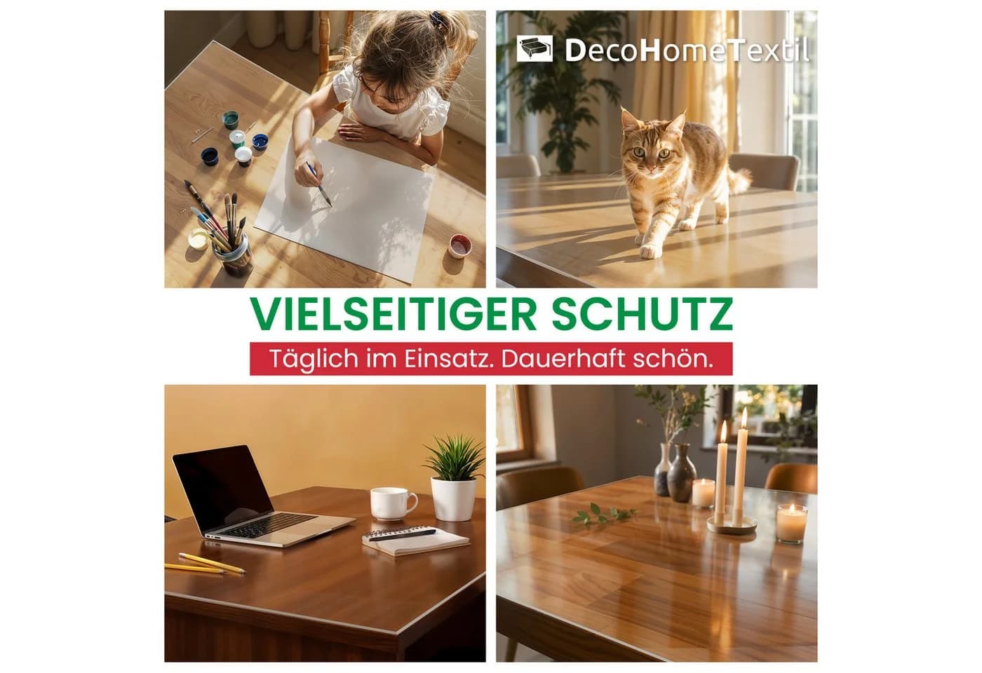 DecoHomeTextil Transparente PVC Tischdecke Schutzfolie - Bild 4