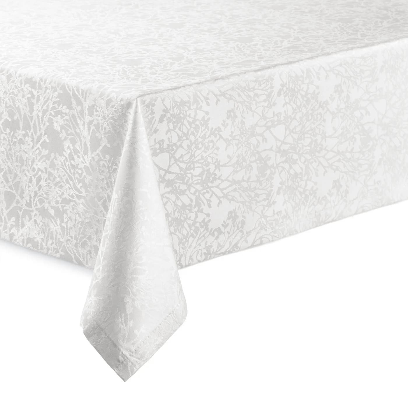 DecoHomeTextil Tischdecke Harmony Weiß Pflegeleicht Polyester - Bild 2