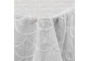 DecoHomeTextil Tischdecke Decorativo In Lino Organza Leinen Weiß Stickerei Bild 2