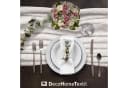 DecoHomeTextil Tischdecke Decorativo In Lino Organza Leinen Stickerei Bild 1
