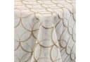 DecoHomeTextil Tischdecke Decorativo In Lino Organza Leinen Stickerei Bild 2
