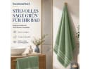 DecoHomeTextil Handtuch Set Eco Frottier Grün Nachhaltig Bild 4