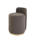 JVmoebel Schminktisch 3-tlg. mit Spiegel & Hocker Beige Modern Bild 1