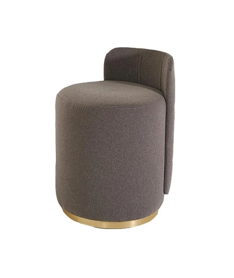 JVmoebel Schminktisch 3-tlg. mit Spiegel & Hocker Beige Modern