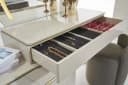 JVmoebel Schminktisch 3-tlg. mit Spiegel & Hocker Beige Modern Bild 5