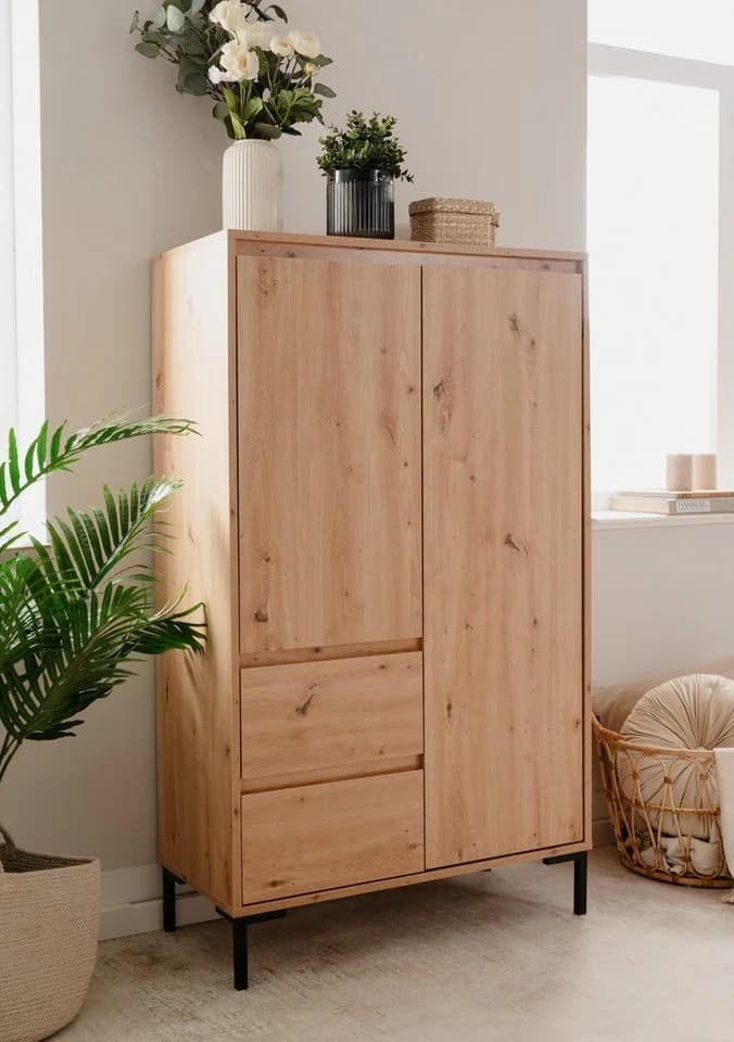freiraum Highboard Korsika Braun Artisan Eiche Modern