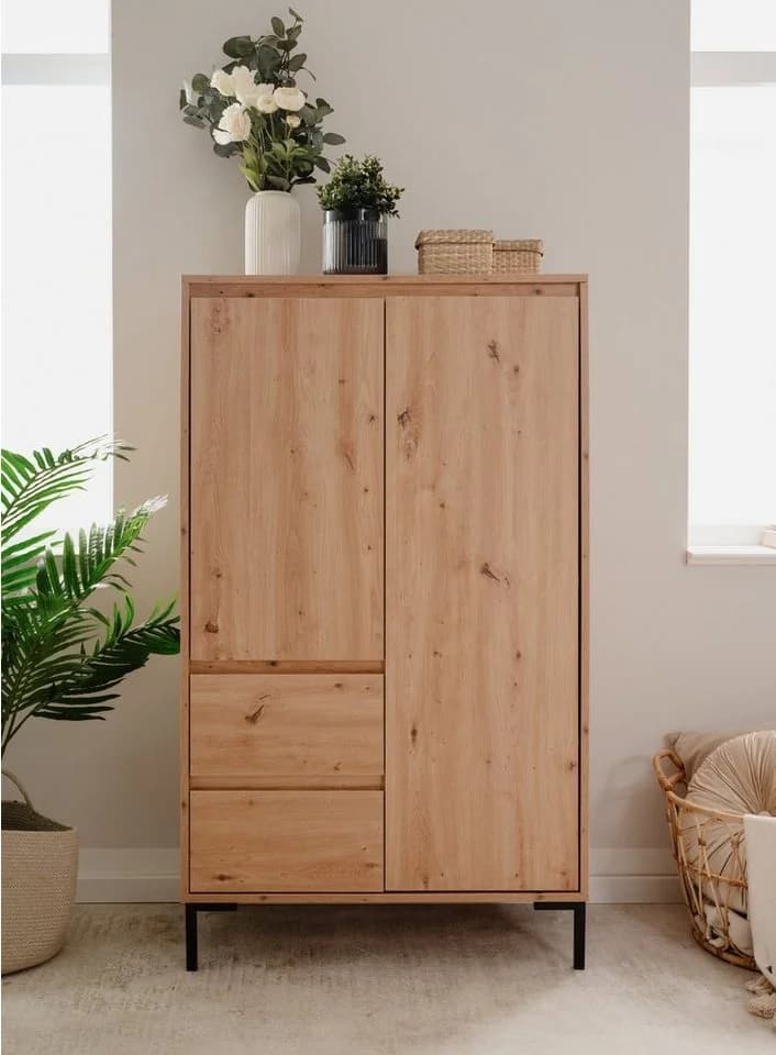 freiraum Highboard Korsika Braun Artisan Eiche Modern - Bild 3