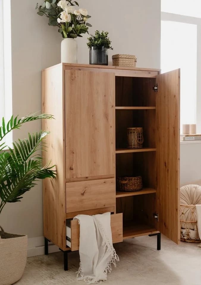 freiraum Highboard Korsika Braun Artisan Eiche Modern - Bild 5