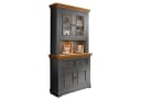 Lebenswert Buffet WZ-0133 Grau Massivholz 2 Schubladen 4 Türen Bild 2