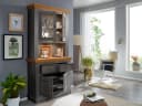 Lebenswert Buffet WZ-0133 Grau Massivholz 2 Schubladen 4 Türen Bild 3