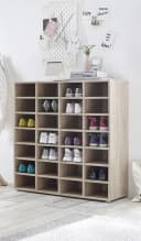 PREISBRECHER Schuhregal Boots 1 Sonoma Eiche Bild 2
