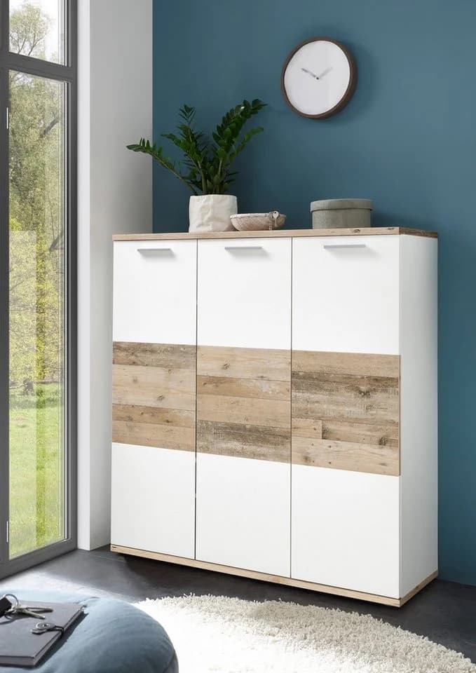 PREISBRECHER Schuhschrank Hugo Weiß Modern - Bild 2