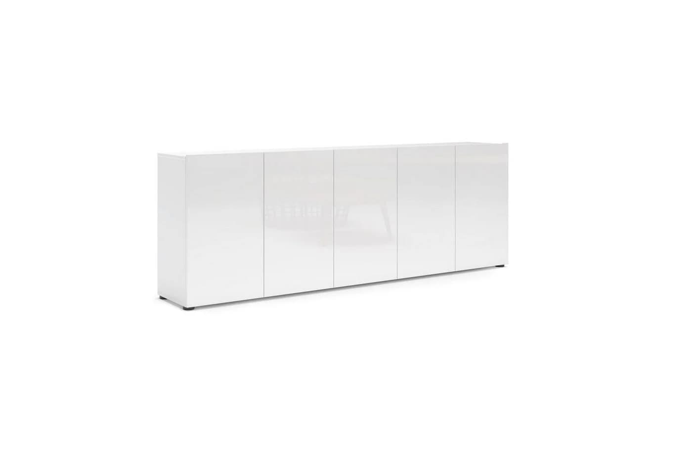 freiraum Sideboard Mister Lack Hochglanz Weiß