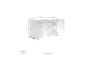 freiraum Sideboard Mister Weiß Lack Hochglanz Bild 4