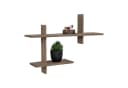 House Nordic Wandregal Ovada Hellbraun Massivholz Retro-Design Bild 4