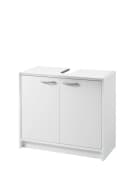PREISBRECHER Waschbeckenunterschrank Smash Weiß Matt 2 Türen Bild 2