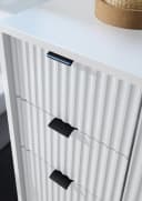 PREISBRECHER Waschbeckenunterschrank Lucera Weiß Loft-Stil Bild 4