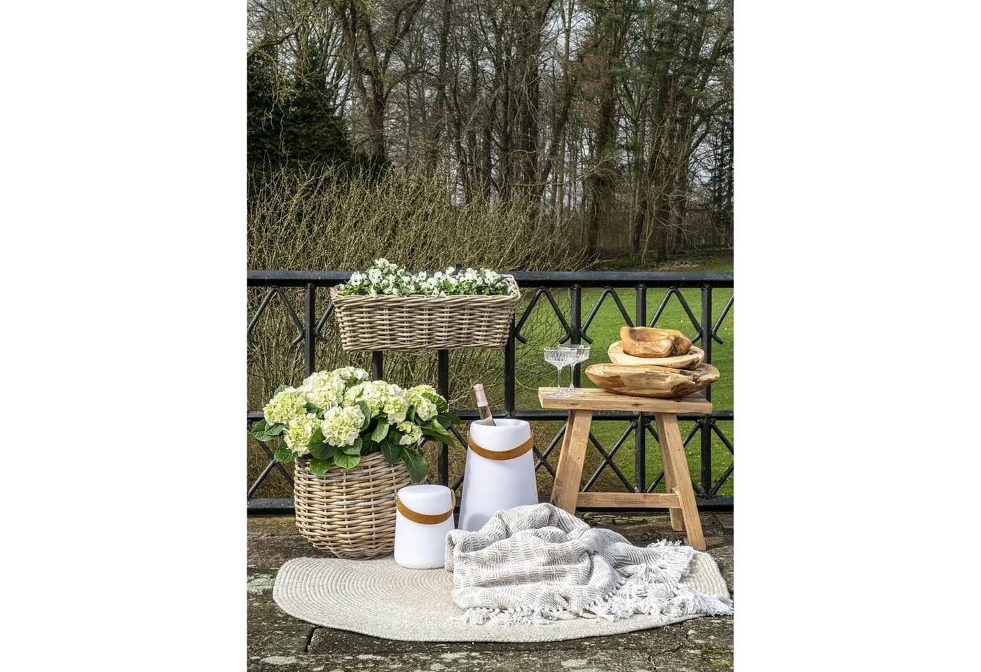 House Nordic Hocker Barcelona Teak Natur - Bild 5