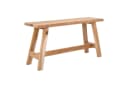 House Nordic Sitzbank Barcelona Natur Teak Holz Bild 2