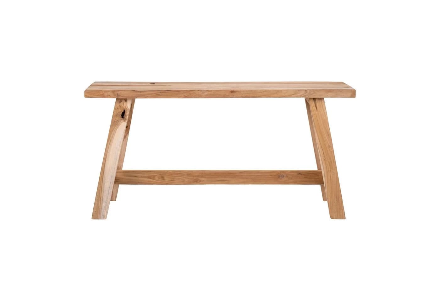 House Nordic Sitzbank Barcelona Natur Teak Holz - Bild 3