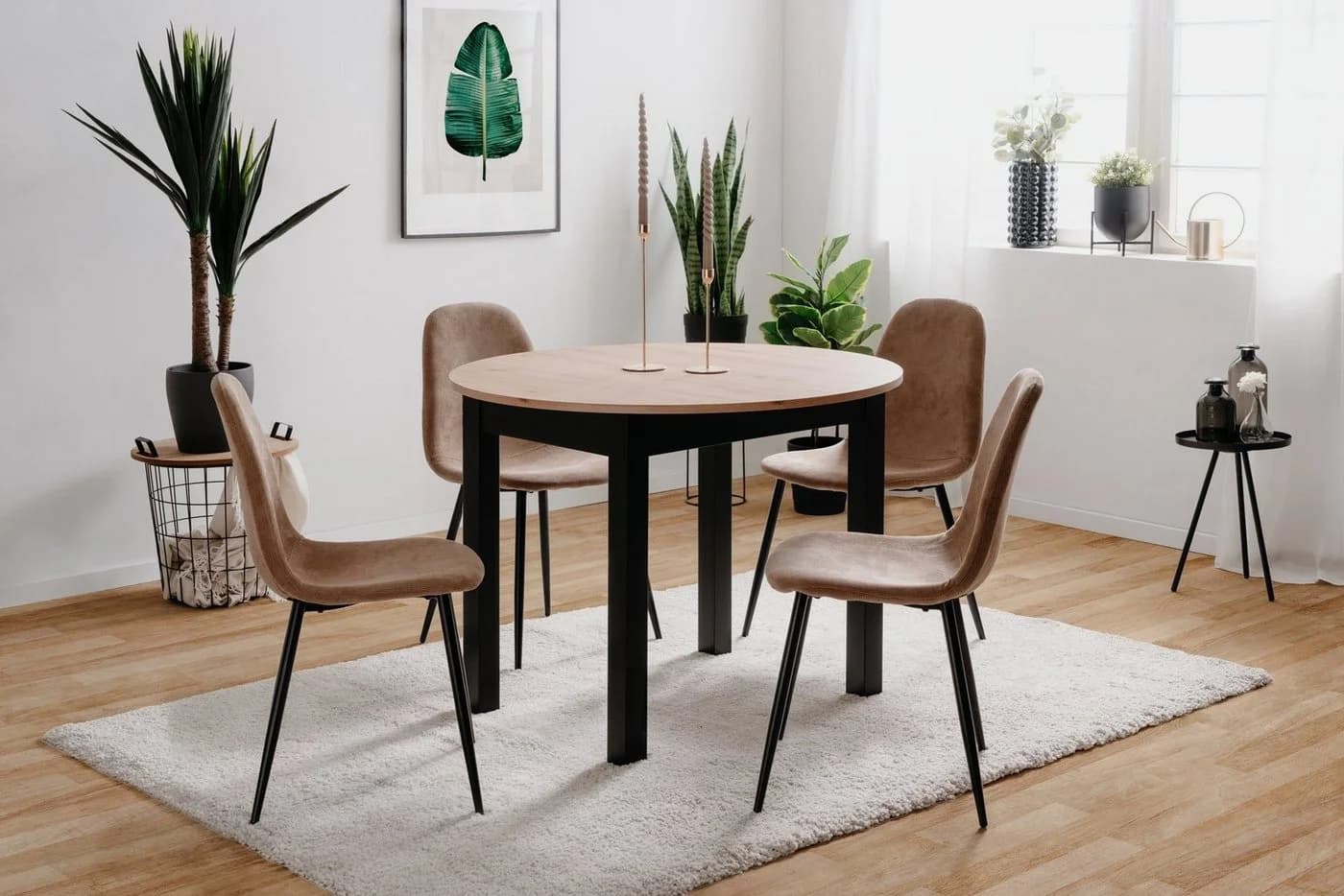 freiraum Esstisch Coburg Artisan Oak Schwarz Modern - Bild 3