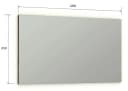 freiraum Wandspiegel GENIO industrial Eiche 120x65x2 cm Bild 1