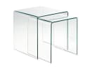 freiraum Beistelltisch 7/107 Klarglas 2er Set Bild 2