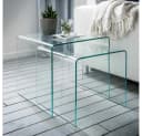 freiraum Beistelltisch 7/107 Klarglas 2er Set Bild 3