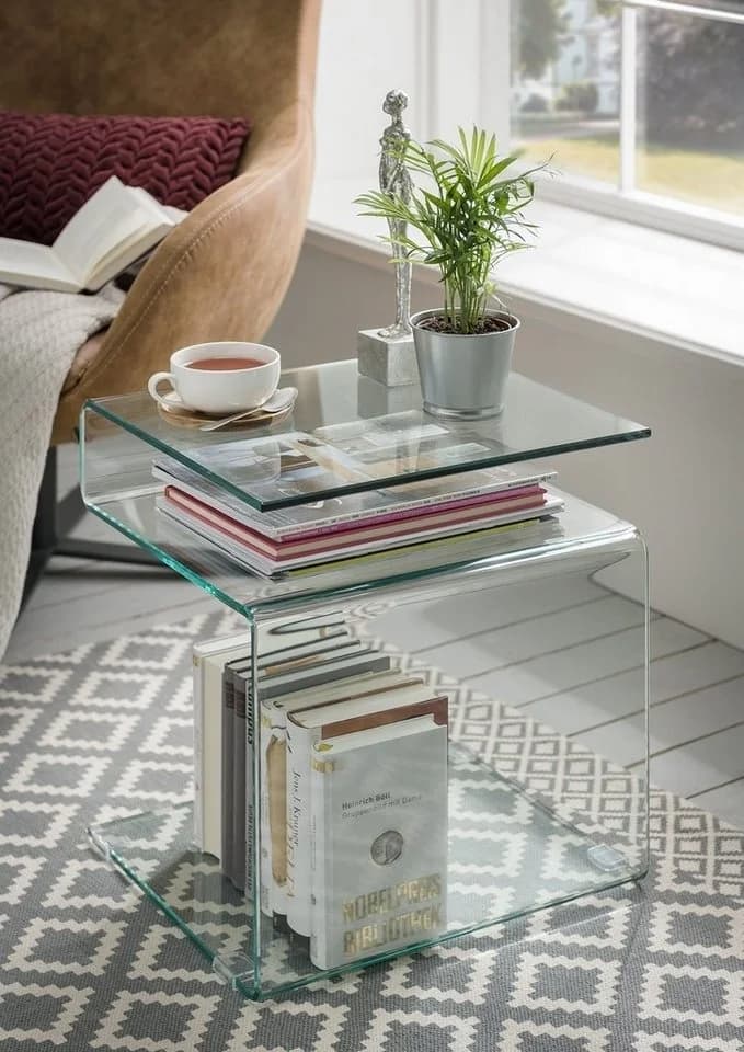 freiraum Beistelltisch 7/108-10 Klarglas Modern