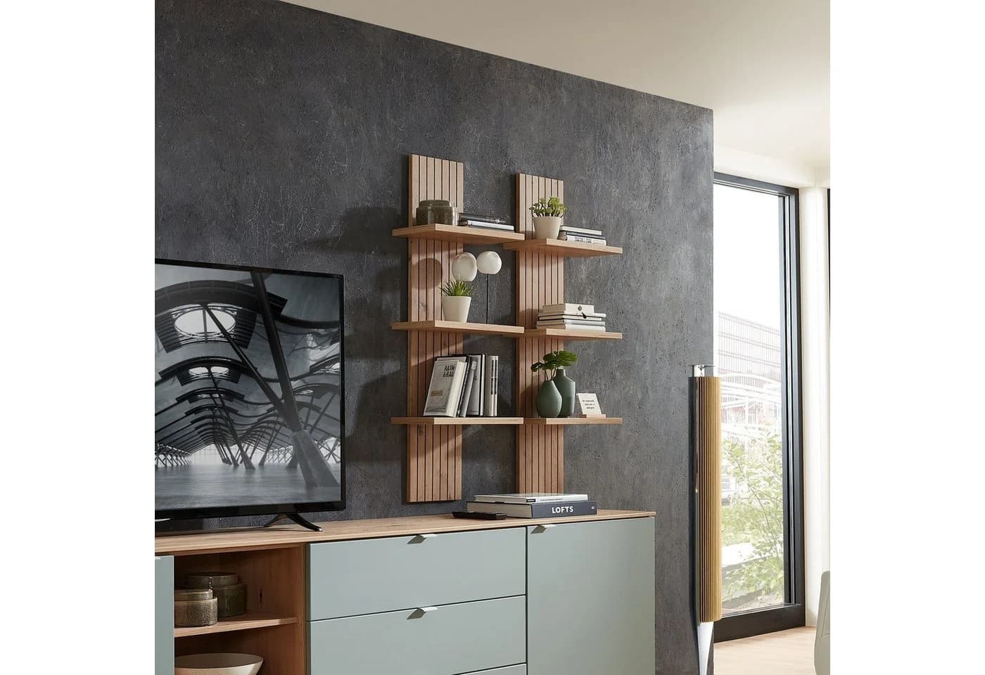 freiraum Wandboard Core Artisan Eiche Dekor Wandregal MDF - Bild 3