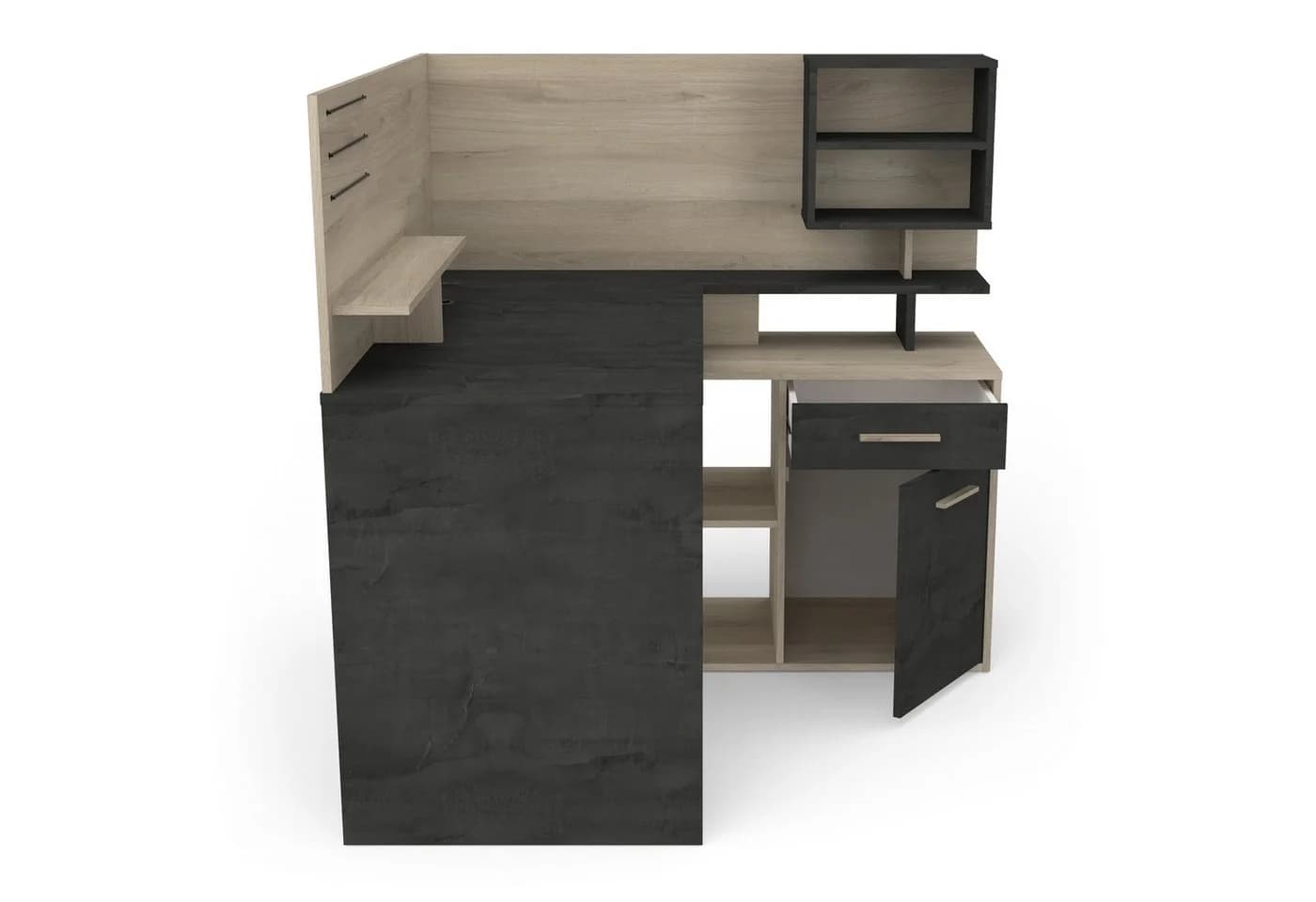PREISBRECHER Eckschreibtisch MALICIA Kronberg Eiche Modern - Bild 4