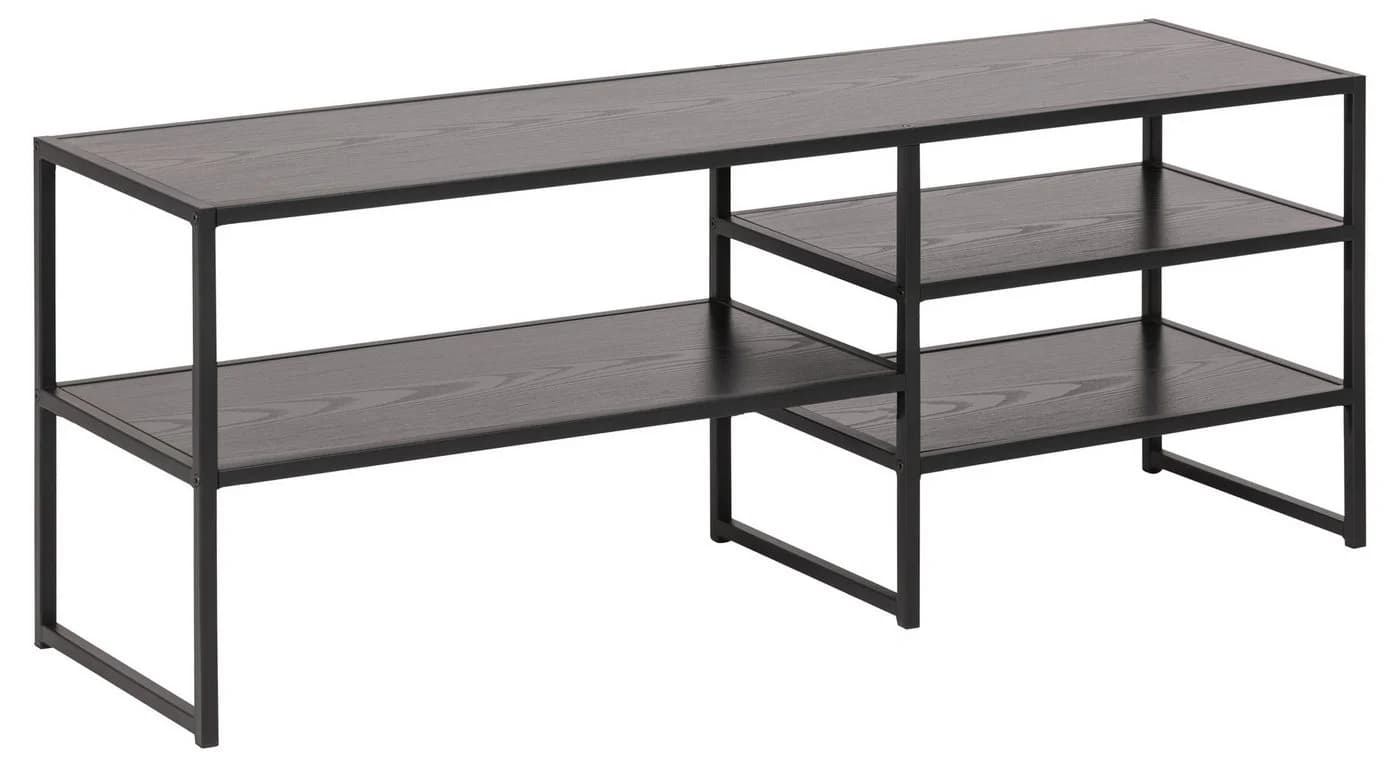freiraum TV-Regal Seaford Schwarz Esche Stahl Modern