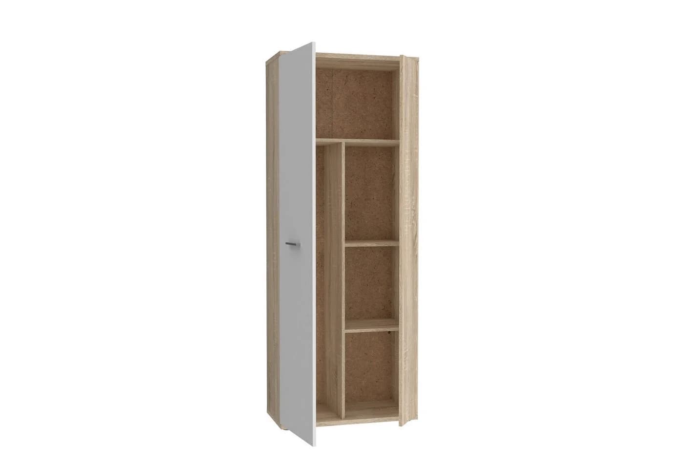 freiraum Mehrzweckschrank NET106 Sonoma Eiche/Weiß Modern - Bild 5