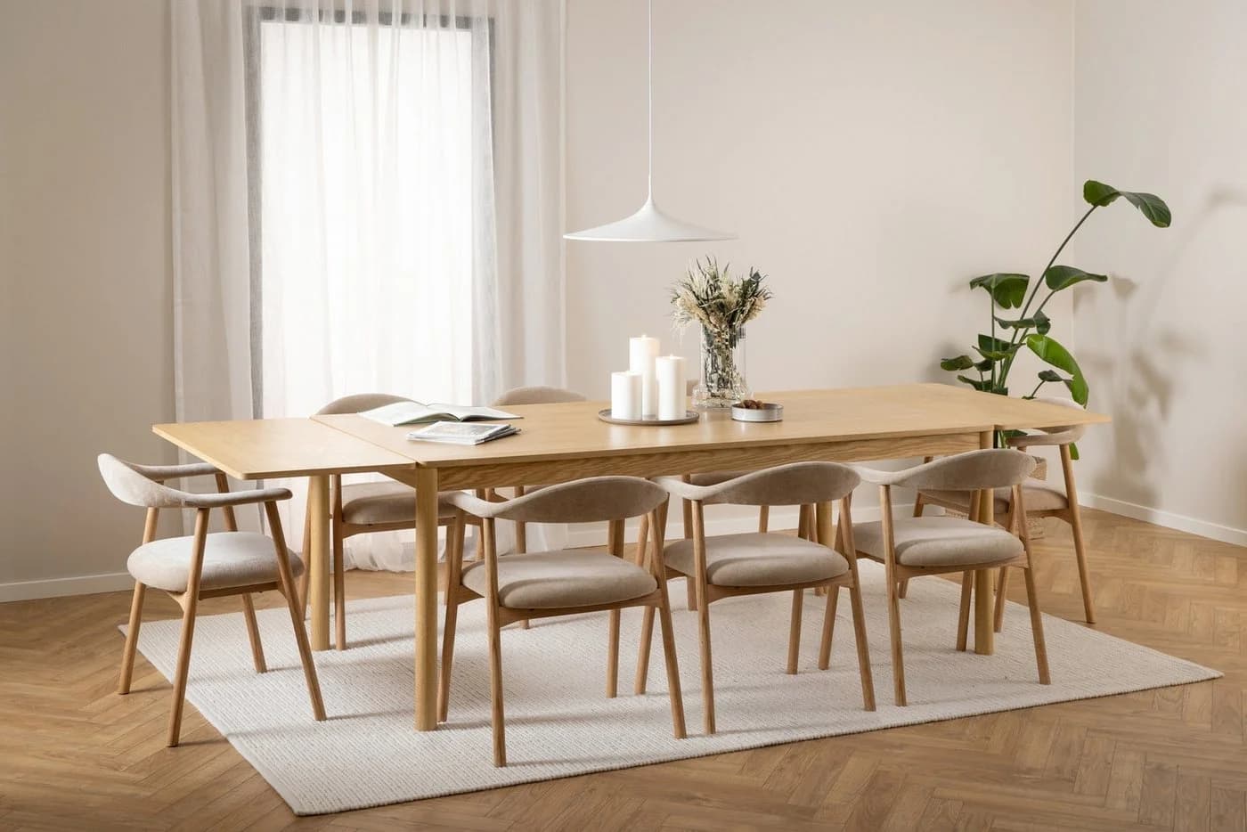 freiraum Holzstuhl Addi 2er-Set Beige Massivholz - Bild 3