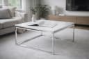 möbelando Couchtisch Reno Weiß Hochglanz MDF Bild 1