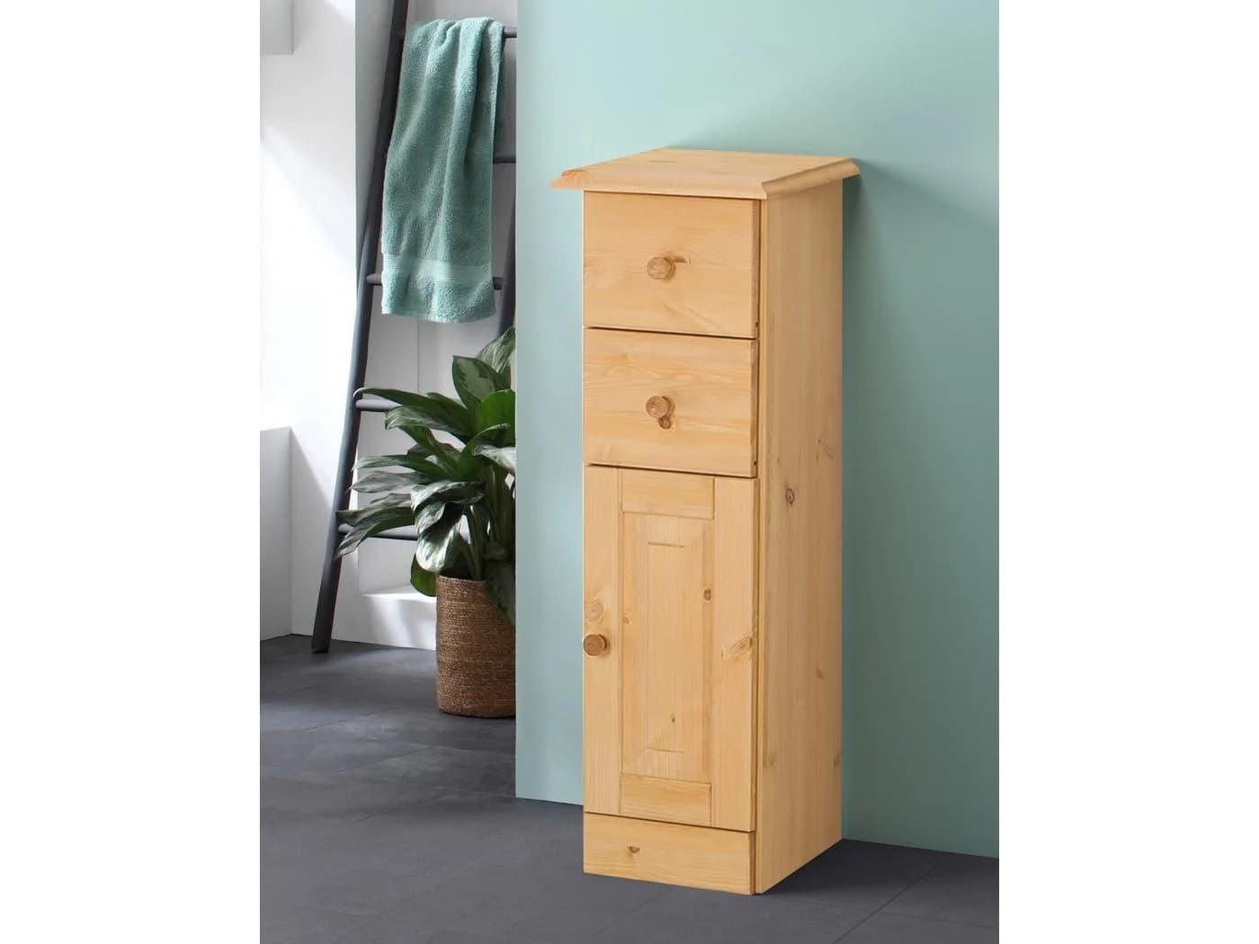 freiraum Badkommode Arvid Natur Kiefer 30x90x30cm