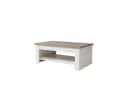 freiraum Couchtisch DURO Aufklappbar Pinie Weiss Eiche Antik Bild 3