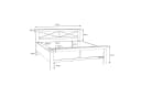 freiraum Bett KASHMIR Pinie Weiß 180x200 cm Bild 5