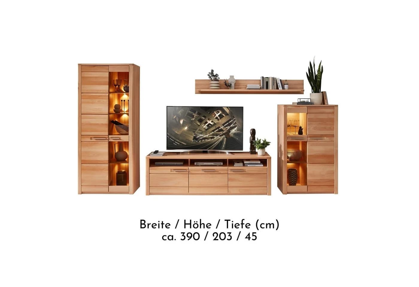 freiraum Wohnwand Nature One LED-Beleuchtung - Bild 3