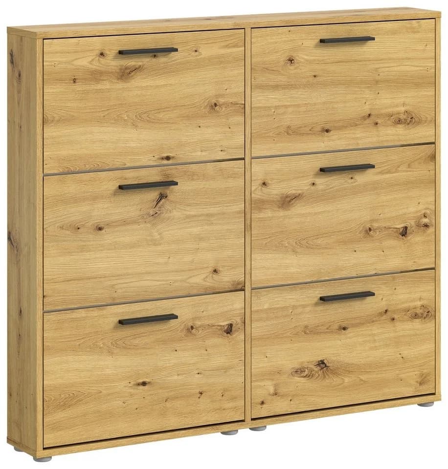 PREISBRECHER Schuhkipper See Eiche Artisan Melaminbeschichtet - Bild 2