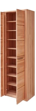 freiraum Garderobenschrank Nature One 2 Türen Kernbuche massiv soft-close Bild 1