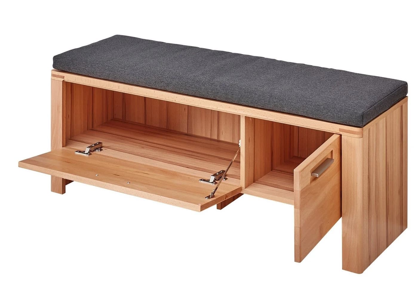 freiraum Schuhbank Nature One mit Kissen und Softclose-Tür