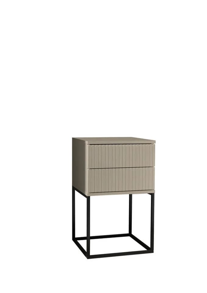 freiraum Nachtkommode Marle Kaschmir 2 Schubladen Modern - Bild 2