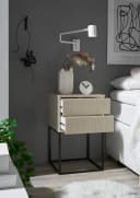 freiraum Nachtkommode Marle Kaschmir 2 Schubladen Modern Bild 5