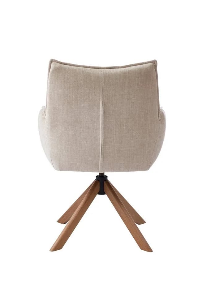 freiraum Armlehnstuhl Marilla 2er-Set drehbar beige Chenille - Bild 4