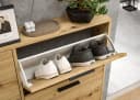 PREISBRECHER Schuhkipper See 3 Klappen Eiche Artisan Dekor Bild 5